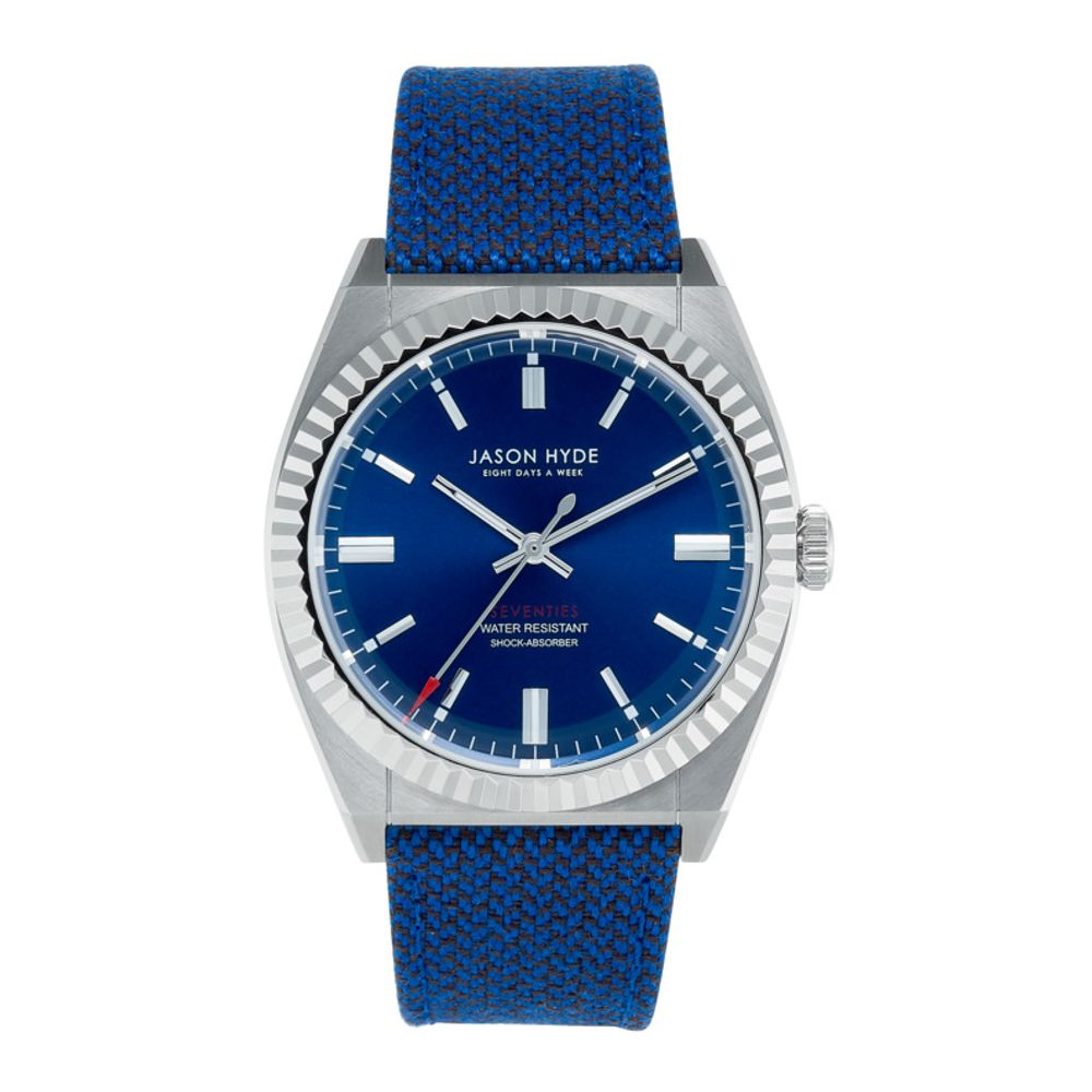 Jason Hyde Blue Textile Watch