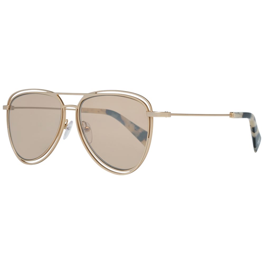 Yohji Yamamoto Gold Men Sunglasses