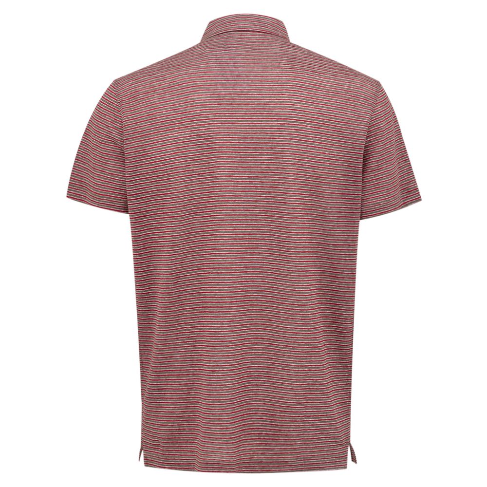 Corneliani Burgundy Cotton Polo Shirt