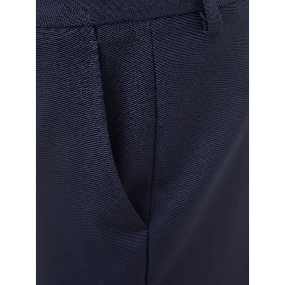 Lardini Blue Wool Dress Pants