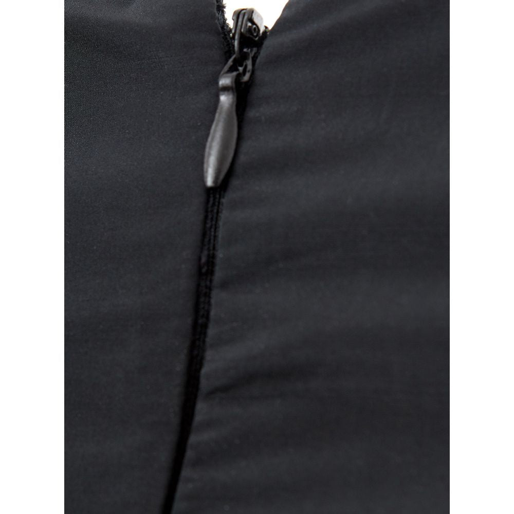 Lardini Black Polyester Cocktail Dress