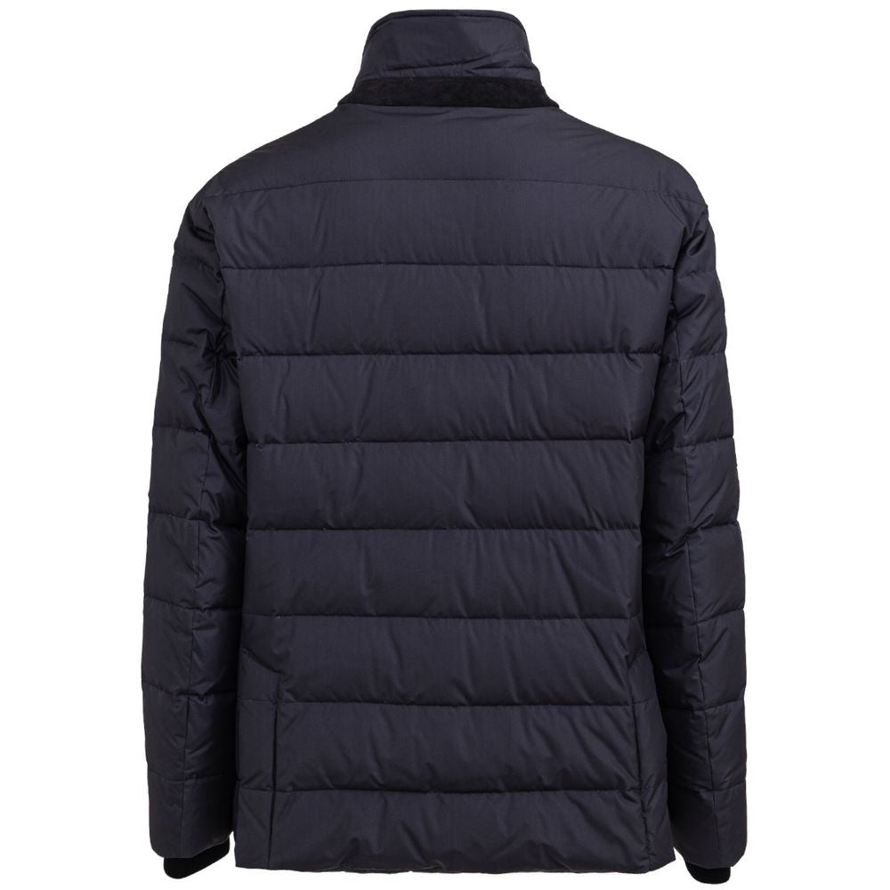 Dolce & Gabbana Blue Polyester Coat
