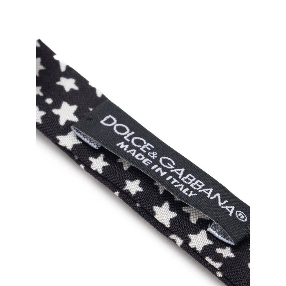 Dolce & Gabbana Black Silk Bowtie