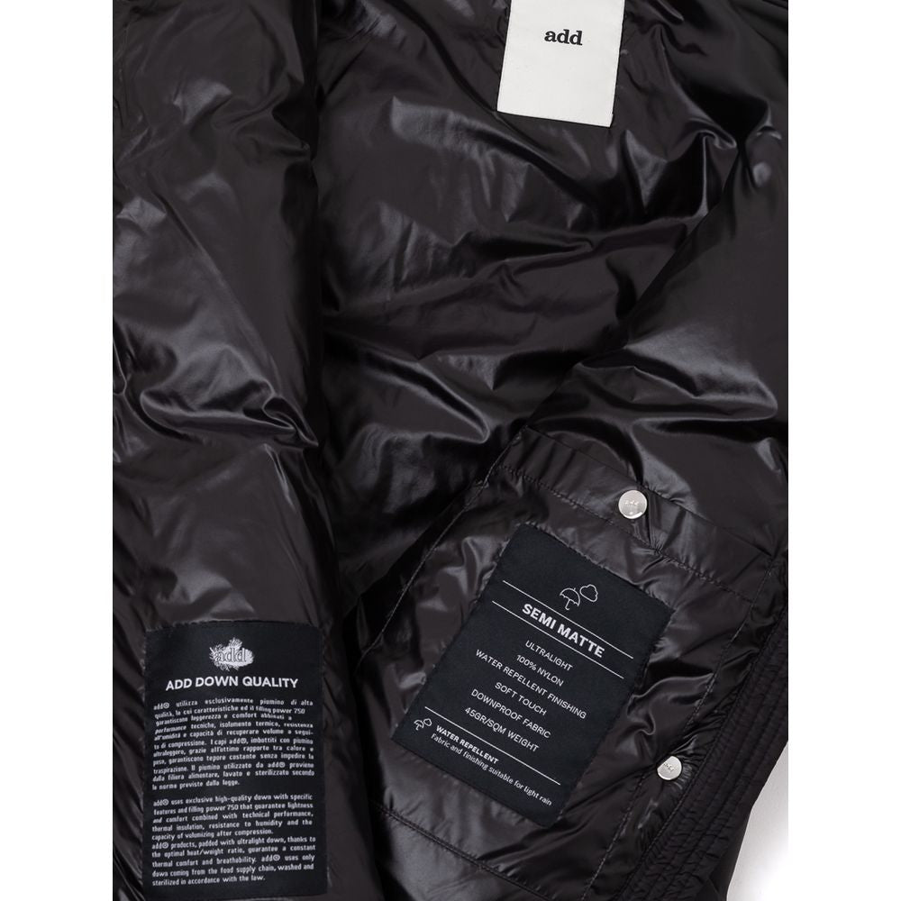 Add Black Polyamide Coat