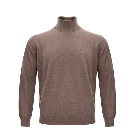KANGRA Brown Wool Turtleneck
