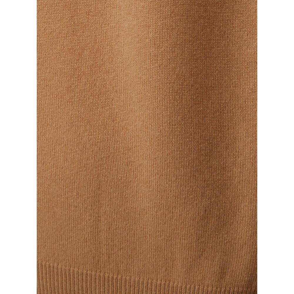 KANGRA Brown Wool Turtleneck