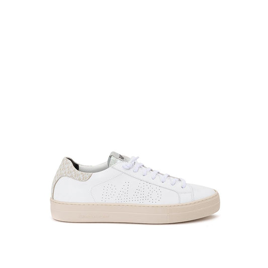 P448 White Leather Sneakers