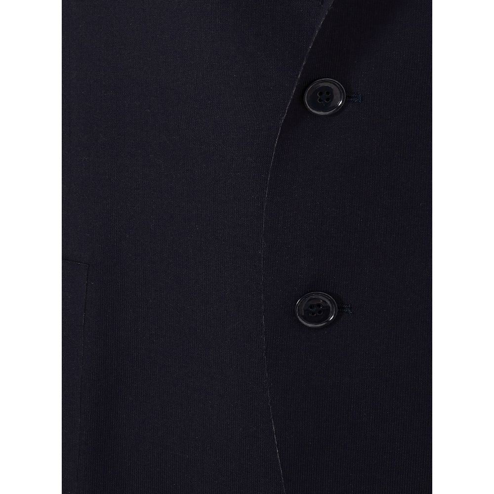 Lardini Blue Cotton Blazer