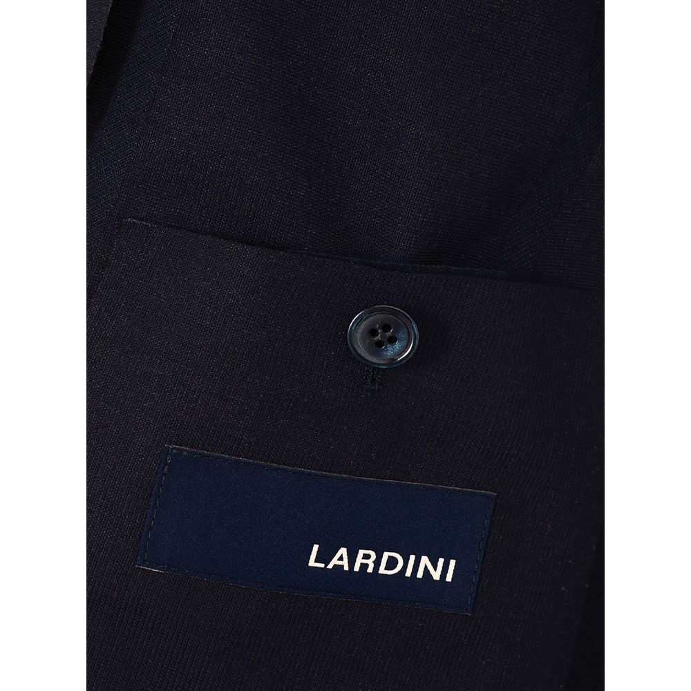Lardini Blue Cotton Blazer