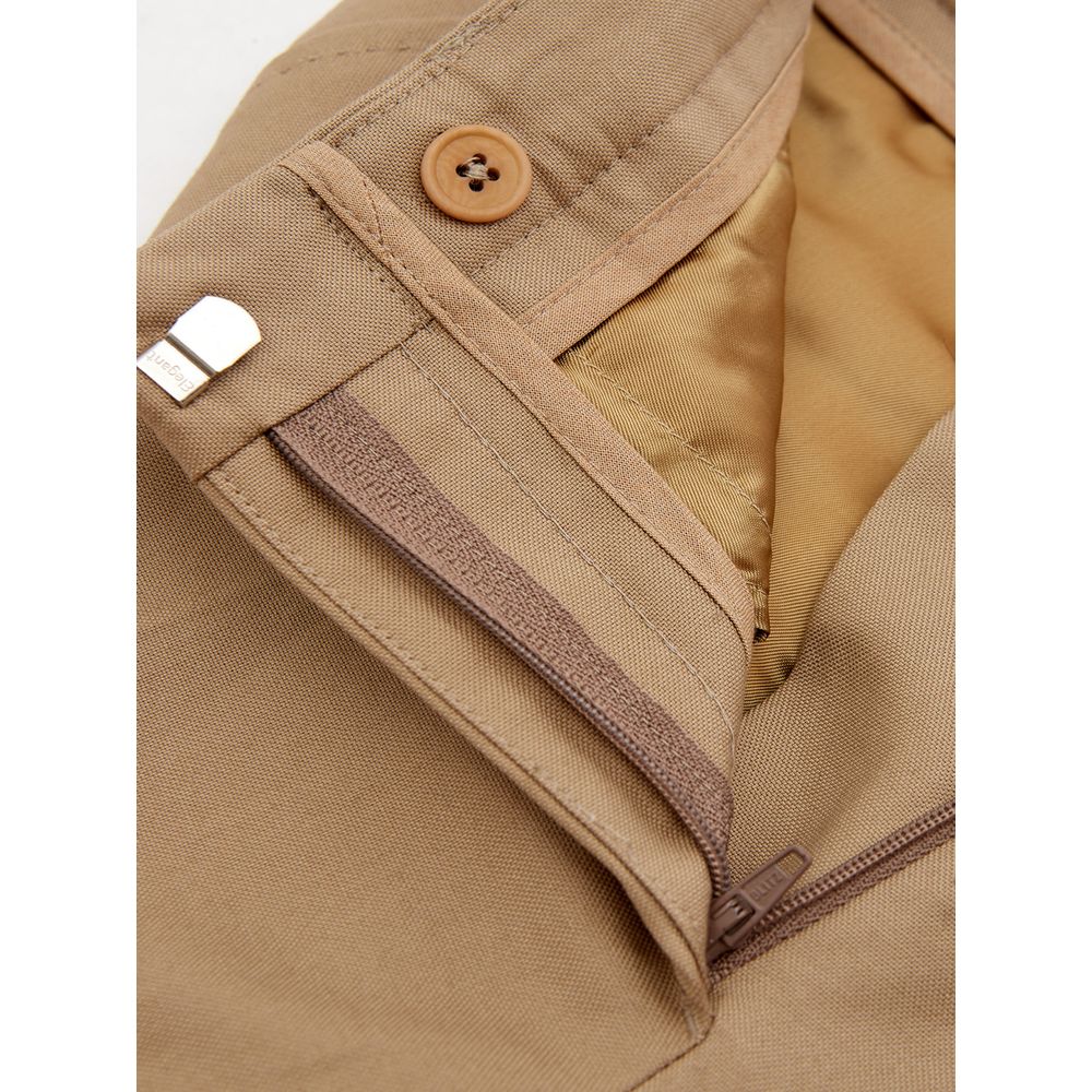 Lardini Brown Cotton Chino Pants
