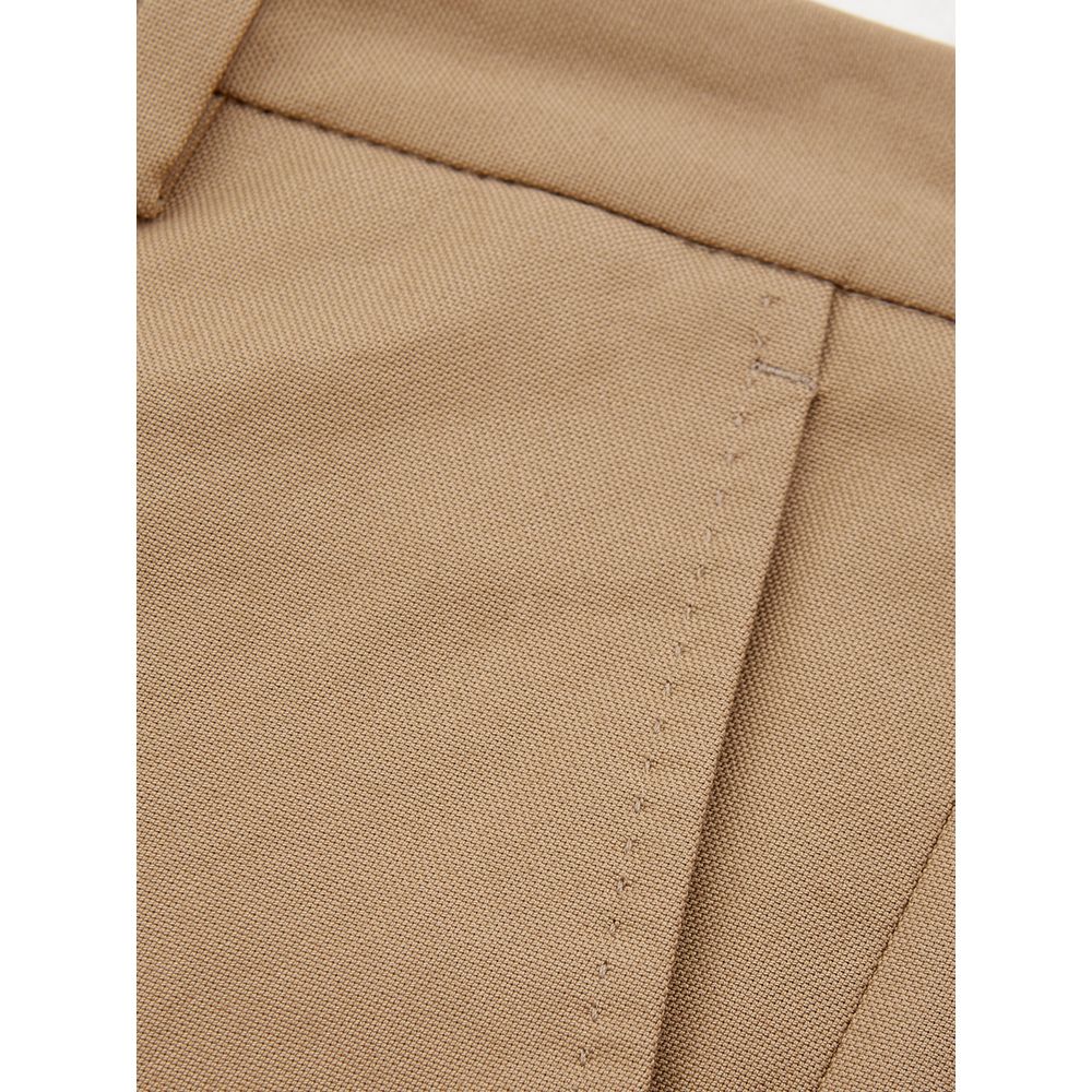 Lardini Brown Cotton Chino Pants