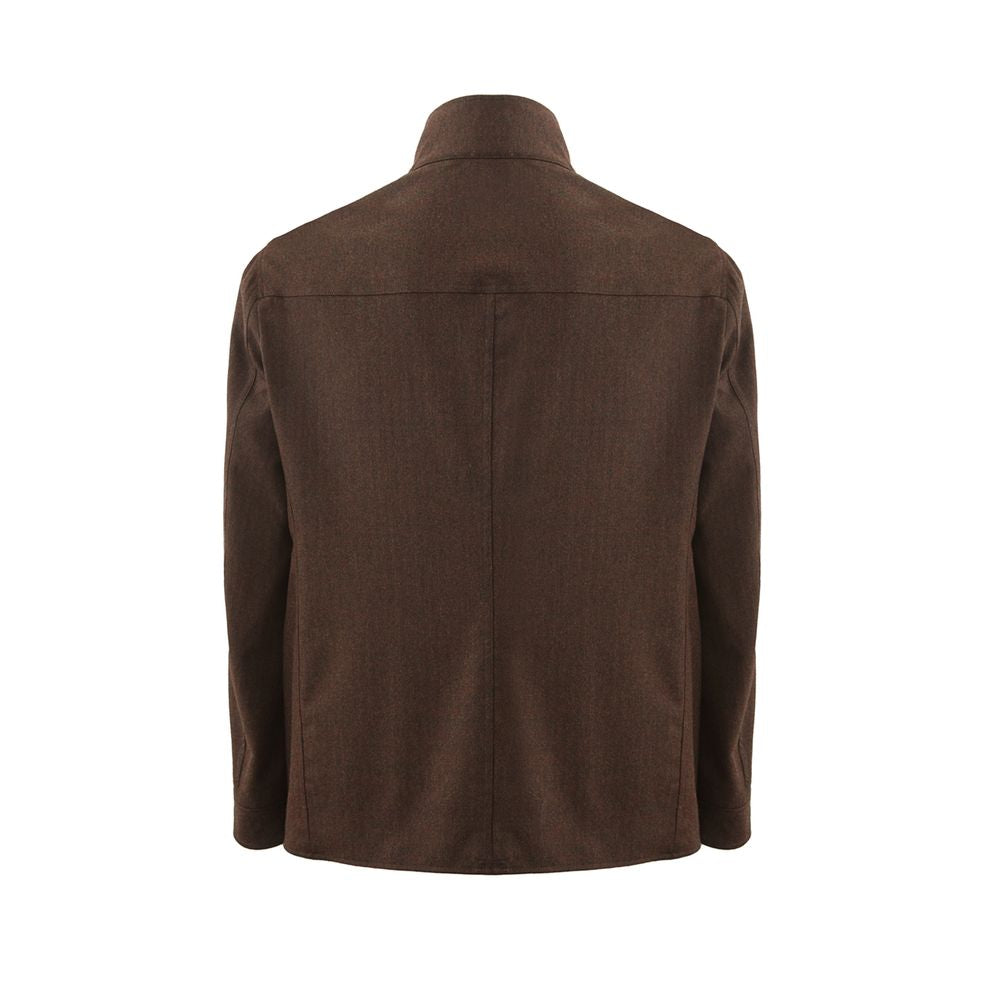 Lardini Blue Wool Coat