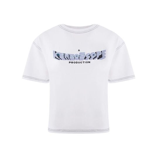 Kenzo White Cotton T-Shirt