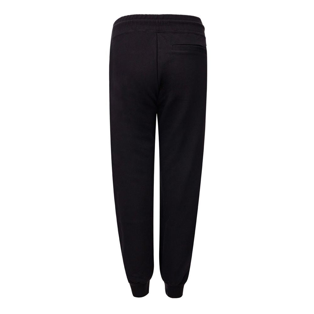 GCDS Black Cotton Joggers (Workout Pants)