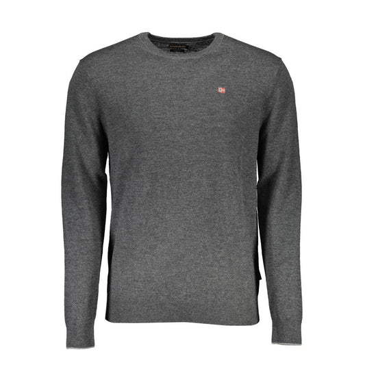 Napapijri Grigio Wool Mens Sweater