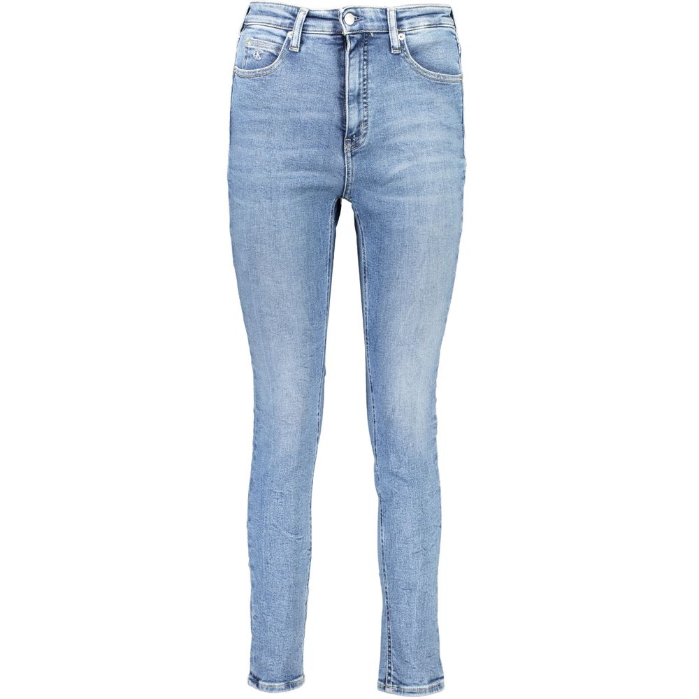 Calvin Klein Azzurro Cotton Women's Skinny Jean