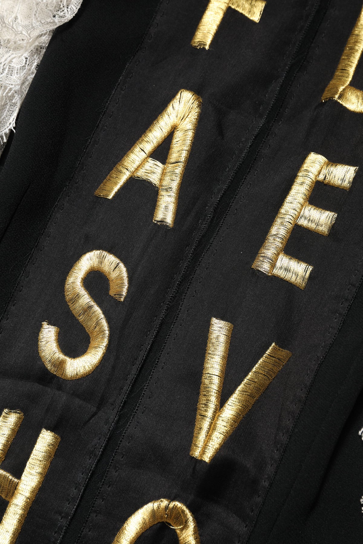 Dolce & Gabbana Black Fashion Devotion Embellish Mini Dress