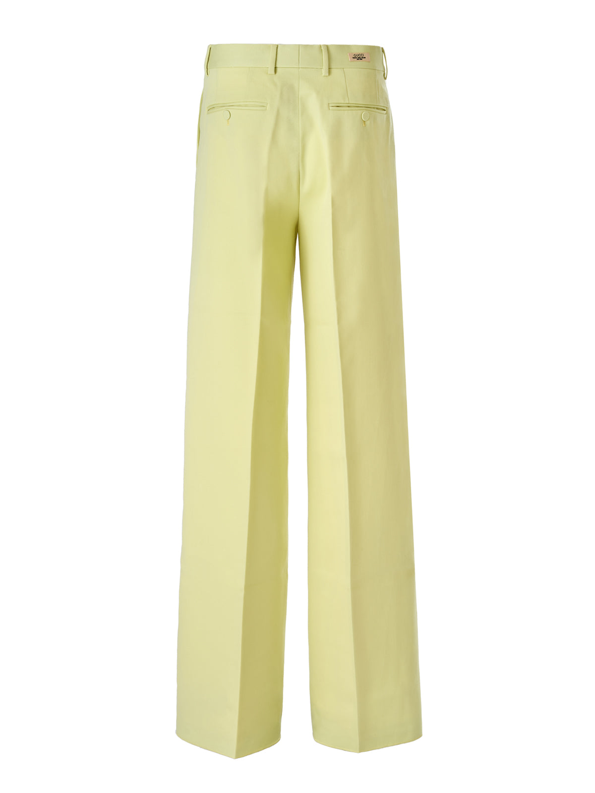 Gucci Lime Yellow Polyester Pants
