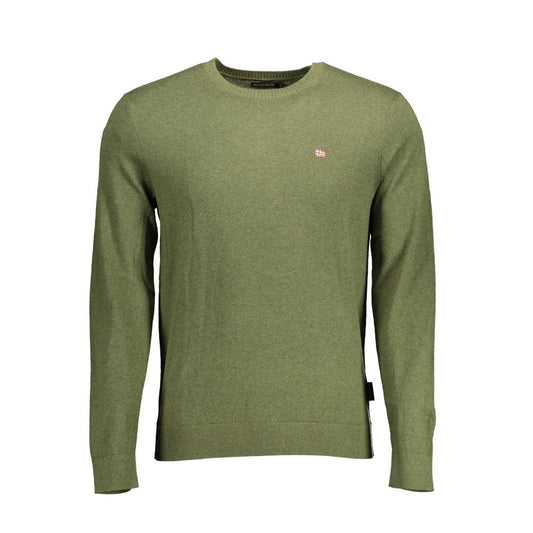 Napapijri Verde Cotton Men Sweater