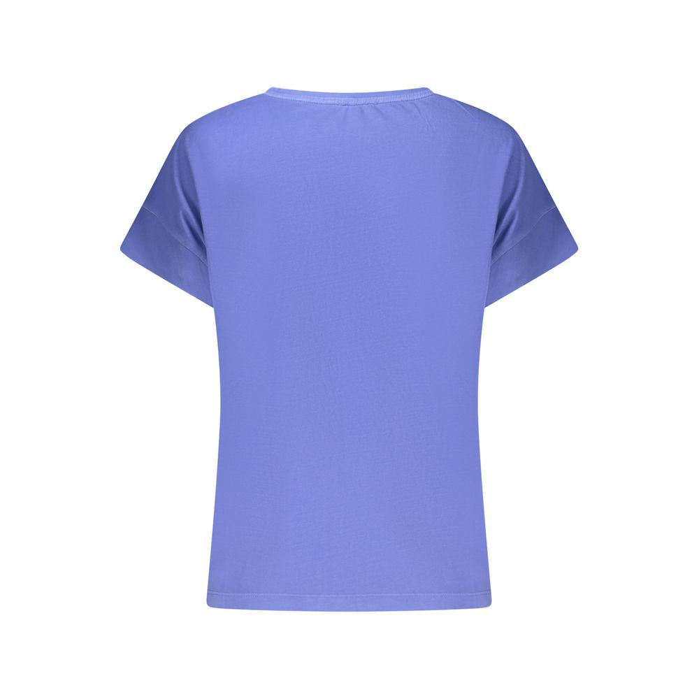 North Sails Blue Cotton Women T-Shirt