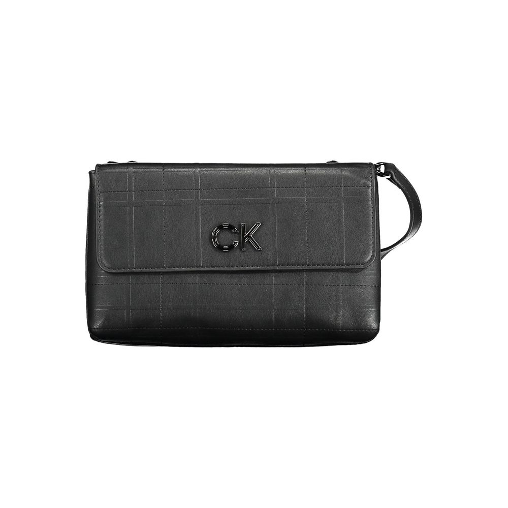 Calvin Klein Nero Polyester Women Shoulder Bag