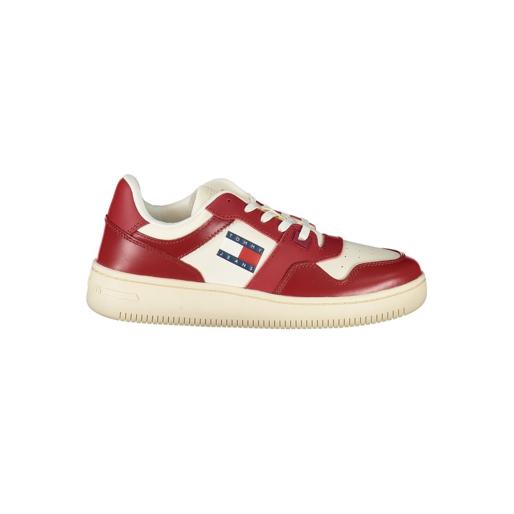 Tommy Hilfiger Rosso Leather Women Sneaker