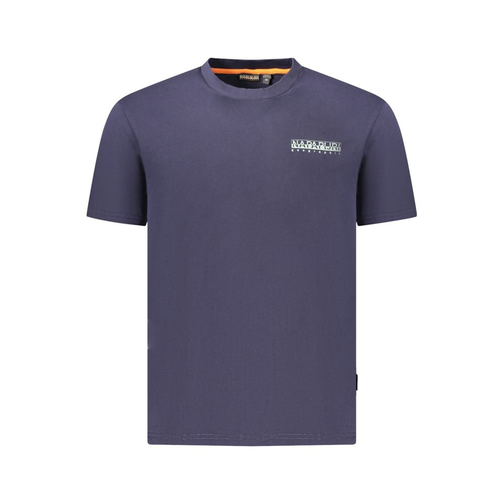 Napapijri Blue Cotton Men's T-Shirt