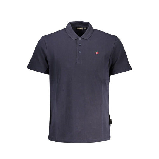 Napapijri Blue Cotton Men's Polo-Shirt
