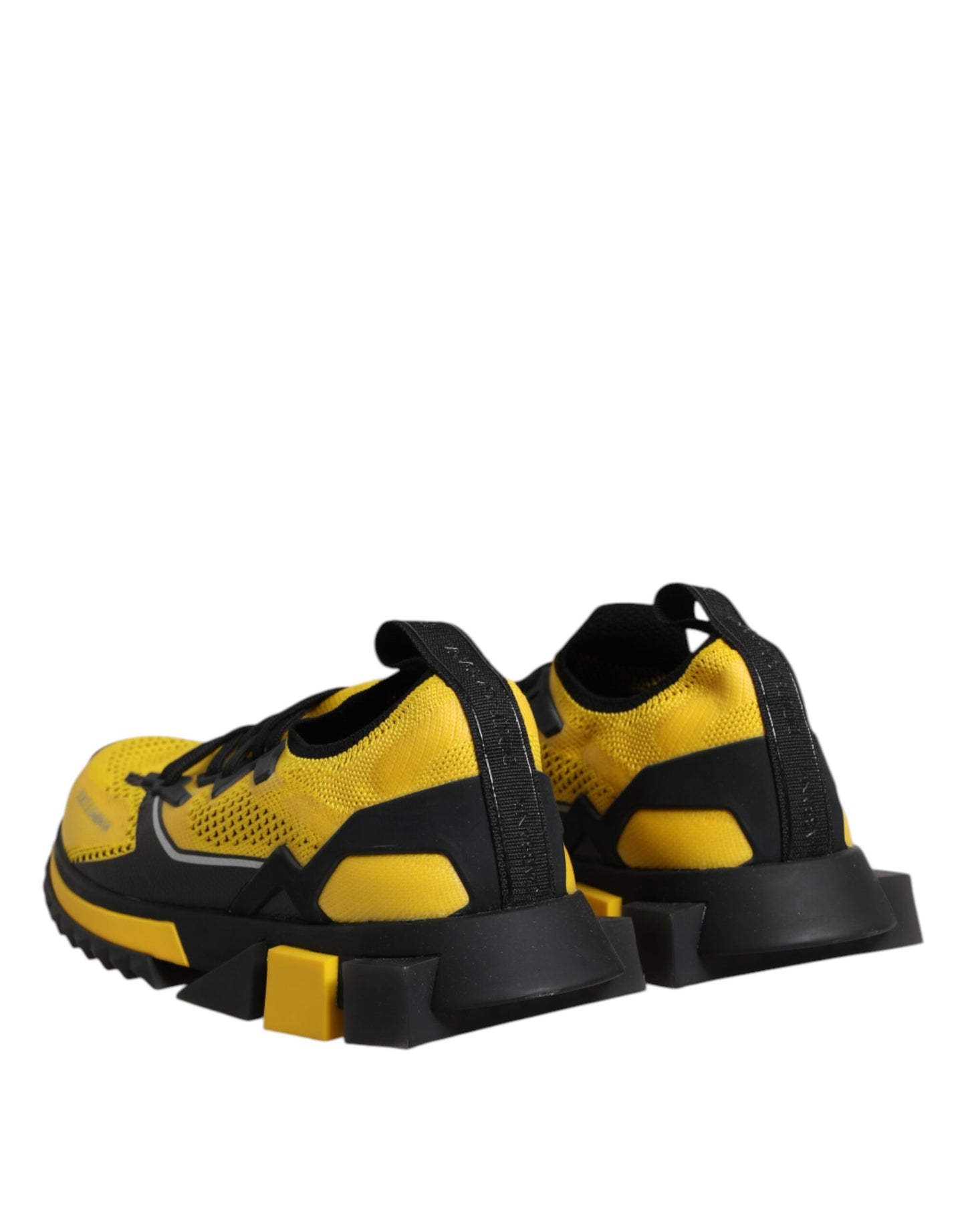 Dolce & Gabbana Yellow SORRENTO Sport Stretch Sneakers Shoes