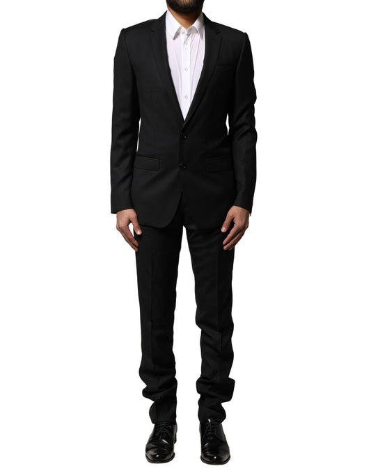 Dolce & Gabbana Blue MARTINI Wool Formal 2 Piece Suit