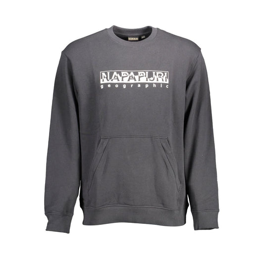 Napapijri Black Cotton Men's Sweatshirt