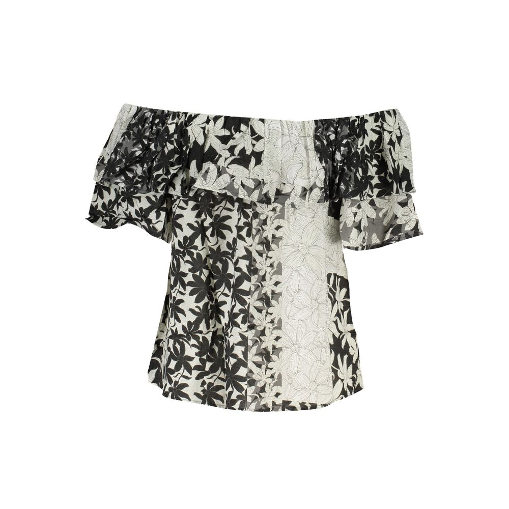 Desigual Bianco Cotton Women T-Shirt