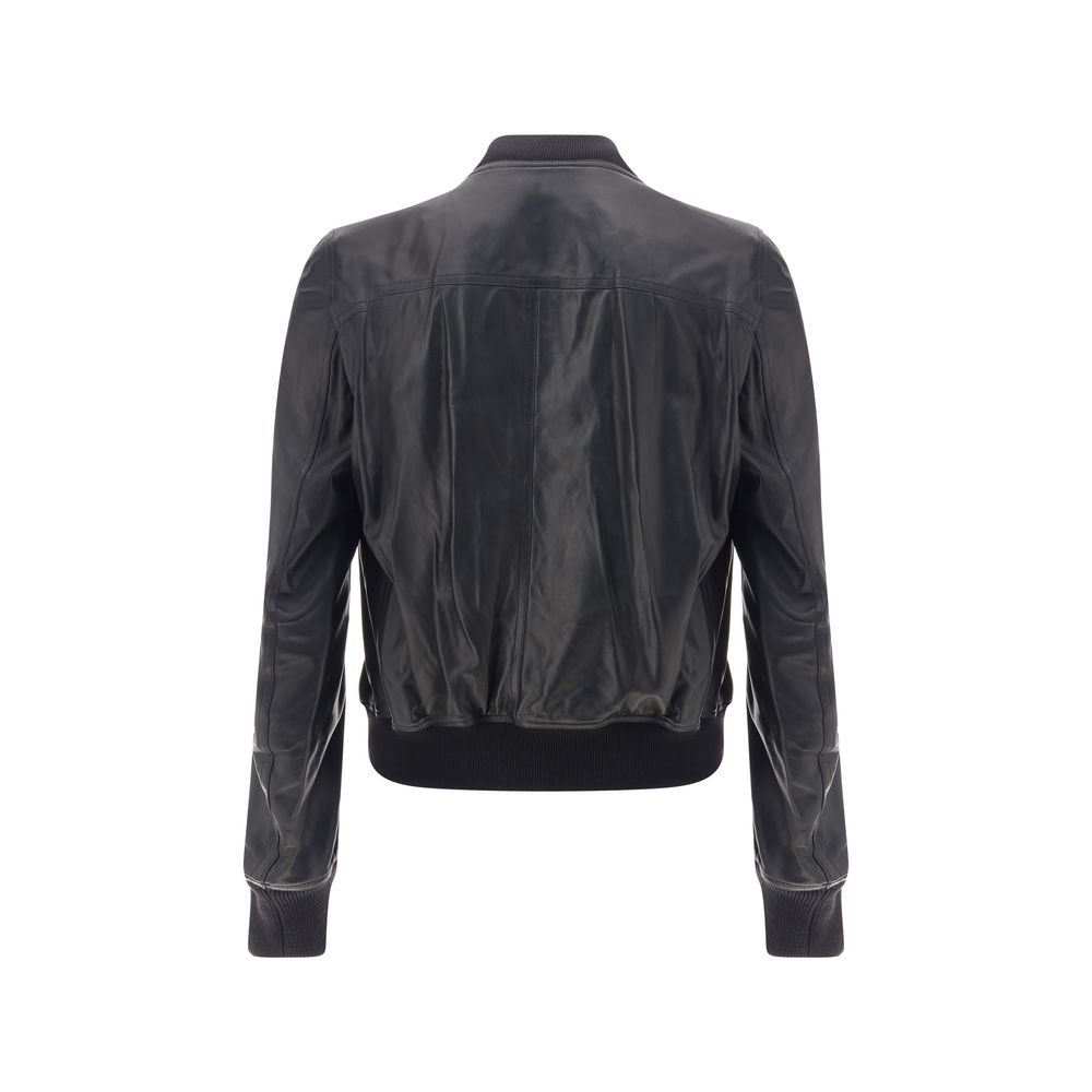 Rick Owens Bauhaus Flight Leather Jacket