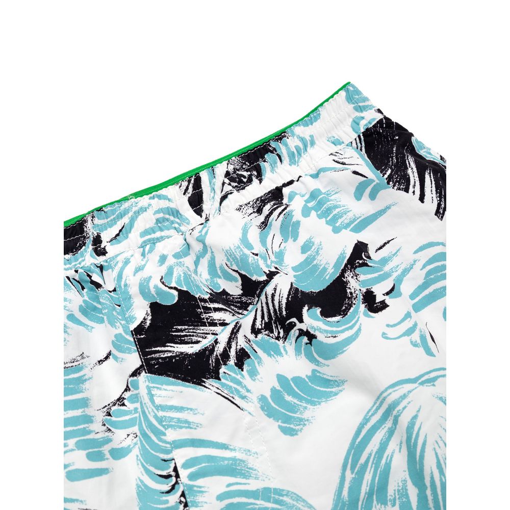 Bottega Veneta White Polyamide Swim Shorts