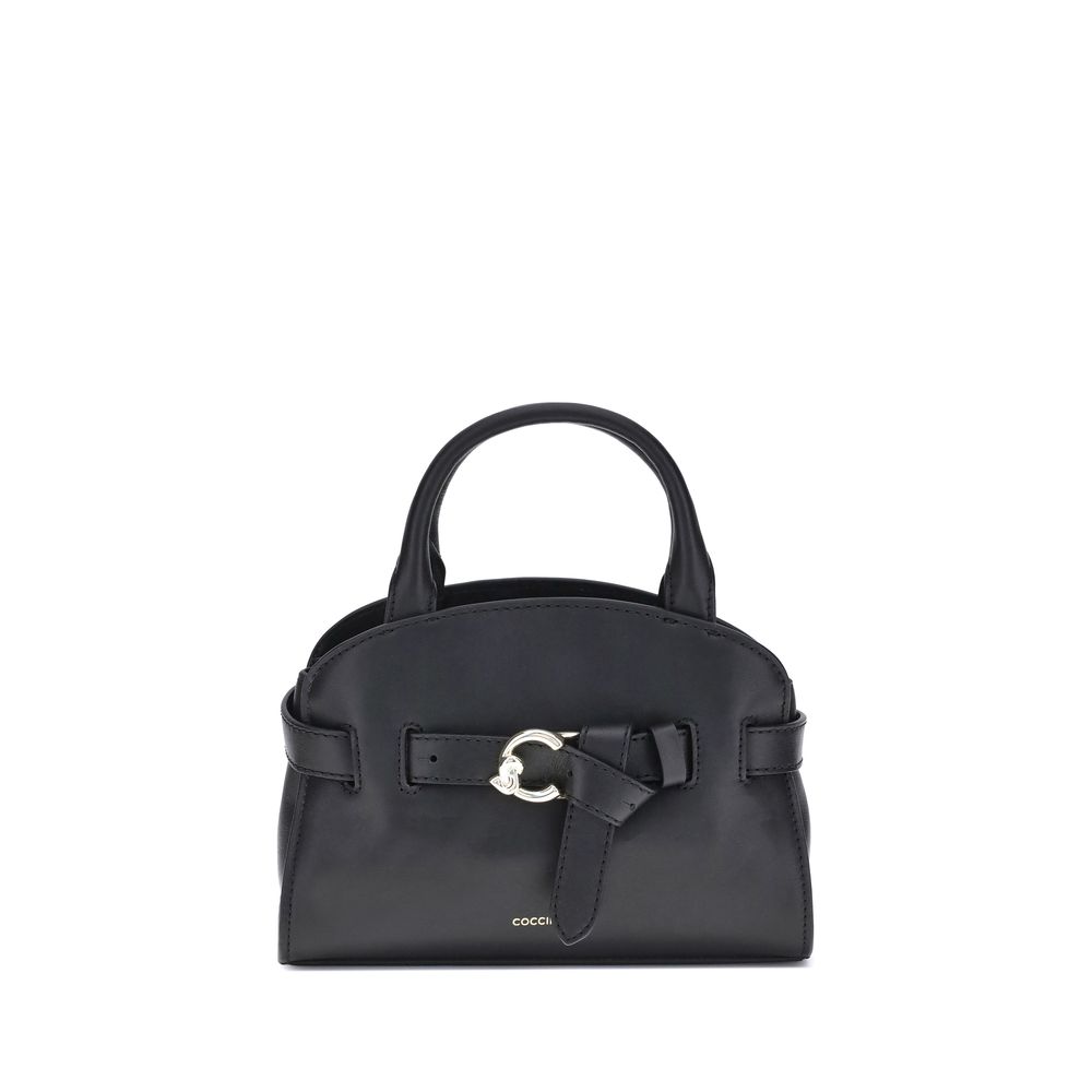 Coccinelle Black Calf Leather Bos Taurus Handbag
