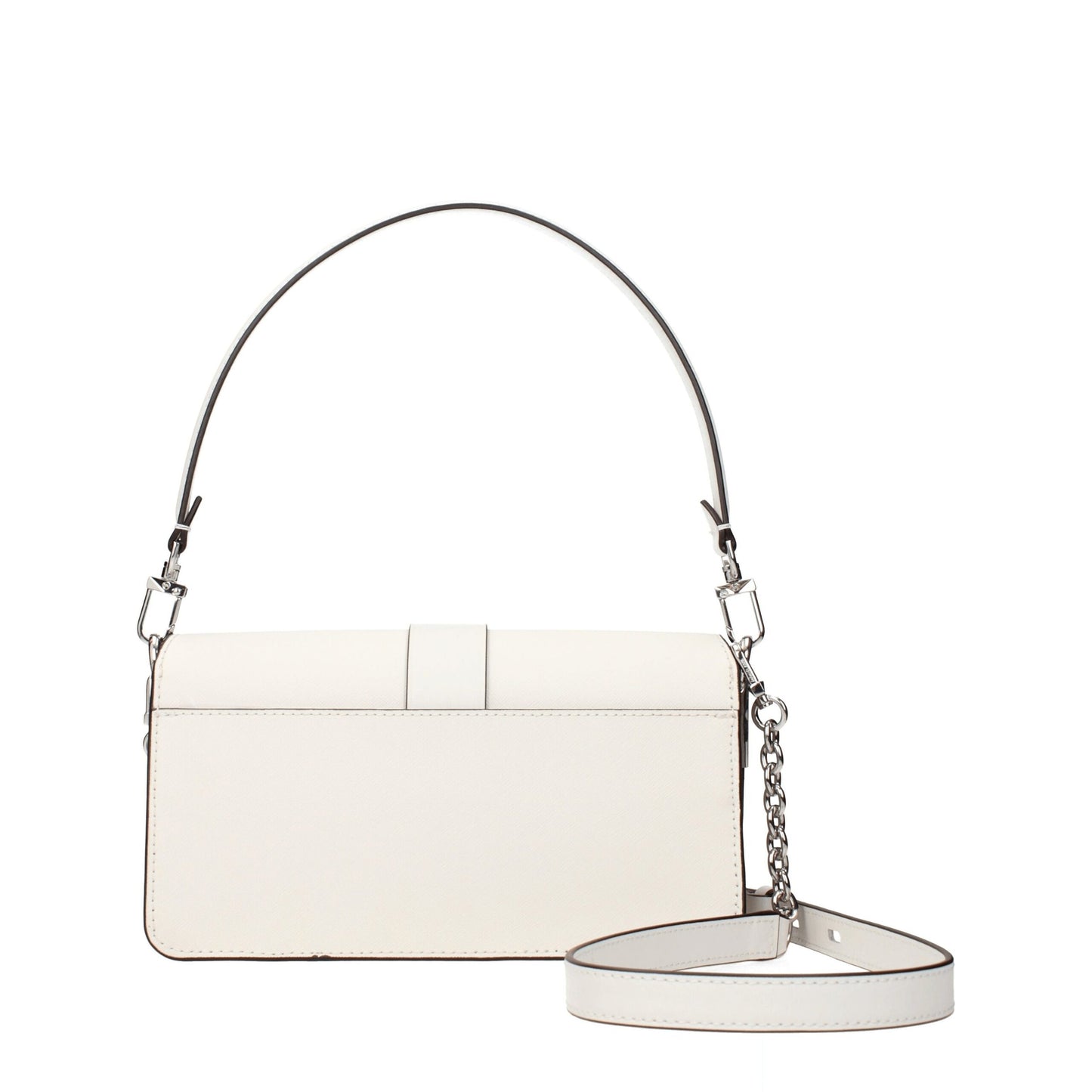 Michael Kors White Leather Handbag