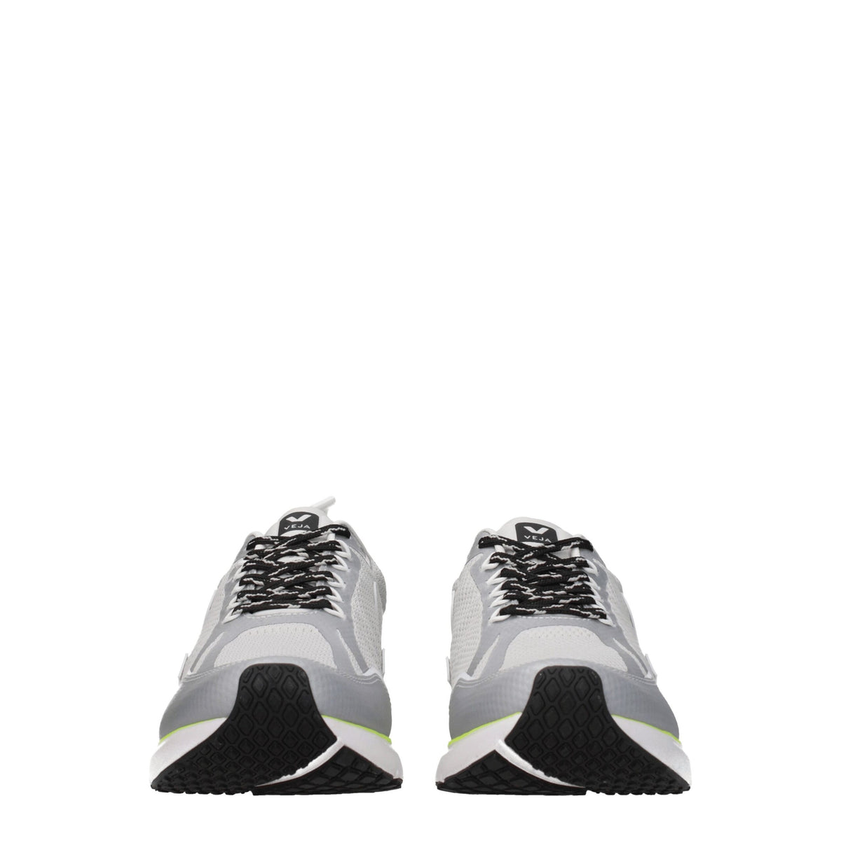 Veja Gray Fabric Athletic Sneakers