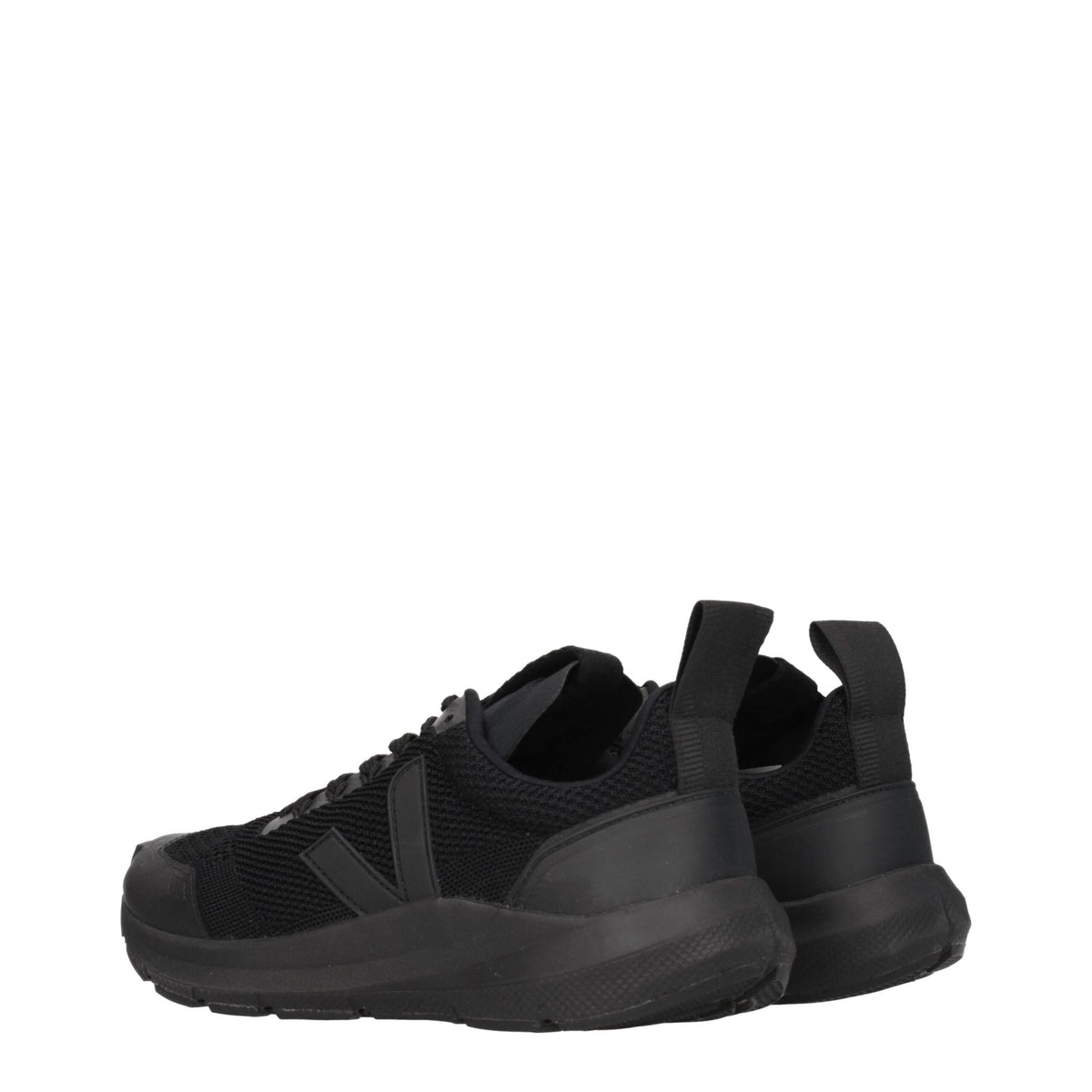 Veja Black Fabric Athletic Sneakers