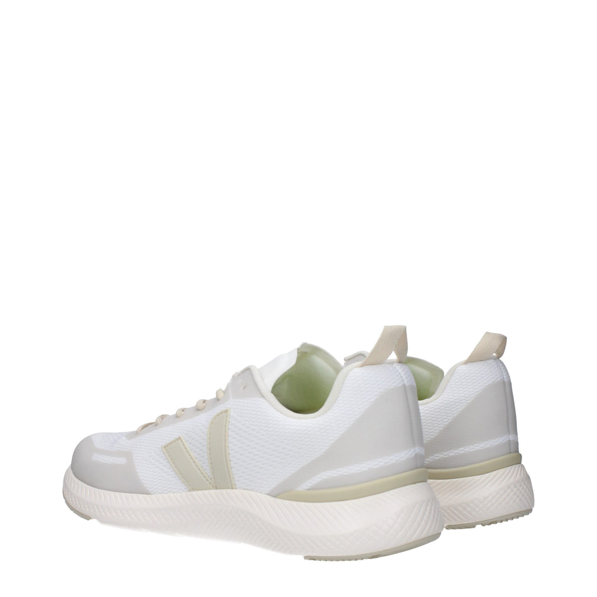 Veja White Fabric Athletic Sneakers