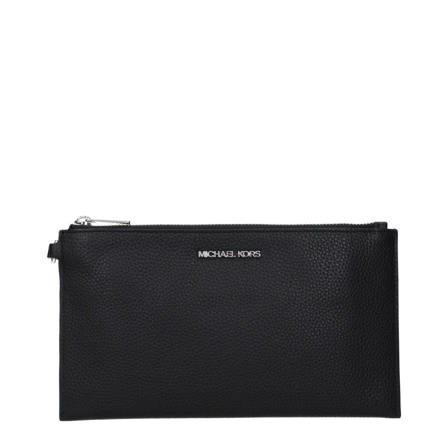 Michael Kors Black Leather Clutch Bag