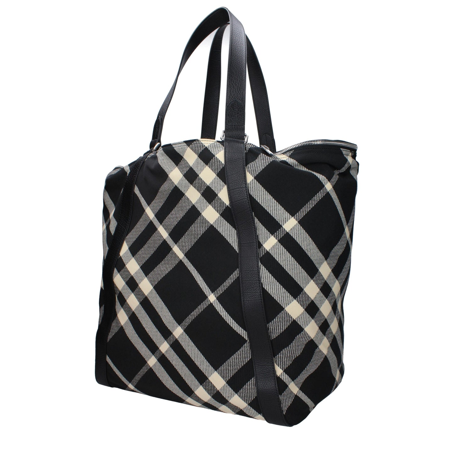 Burberry Black Fabric Shoulder Bag