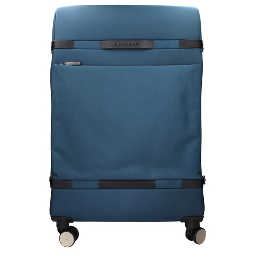 Piquadro Blue Fabric Luggage And Travel