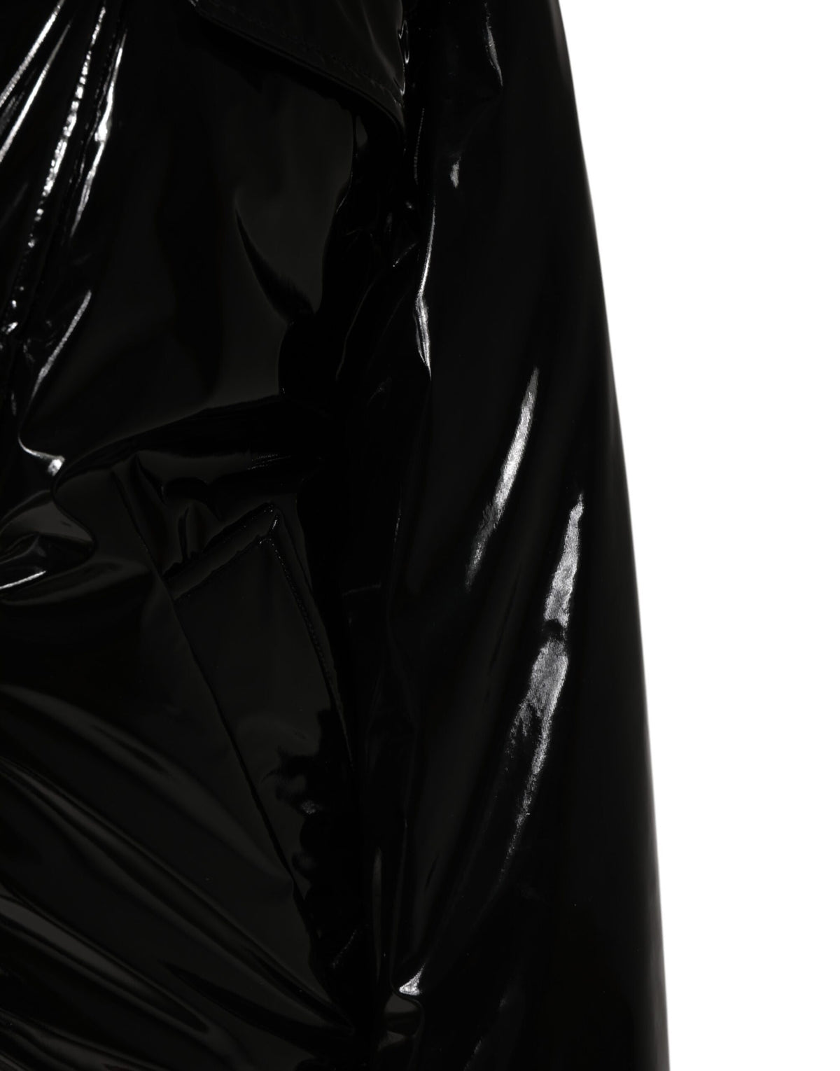 Dolce & Gabbana Polyester Black Quilted Puffer Coat  Jacket