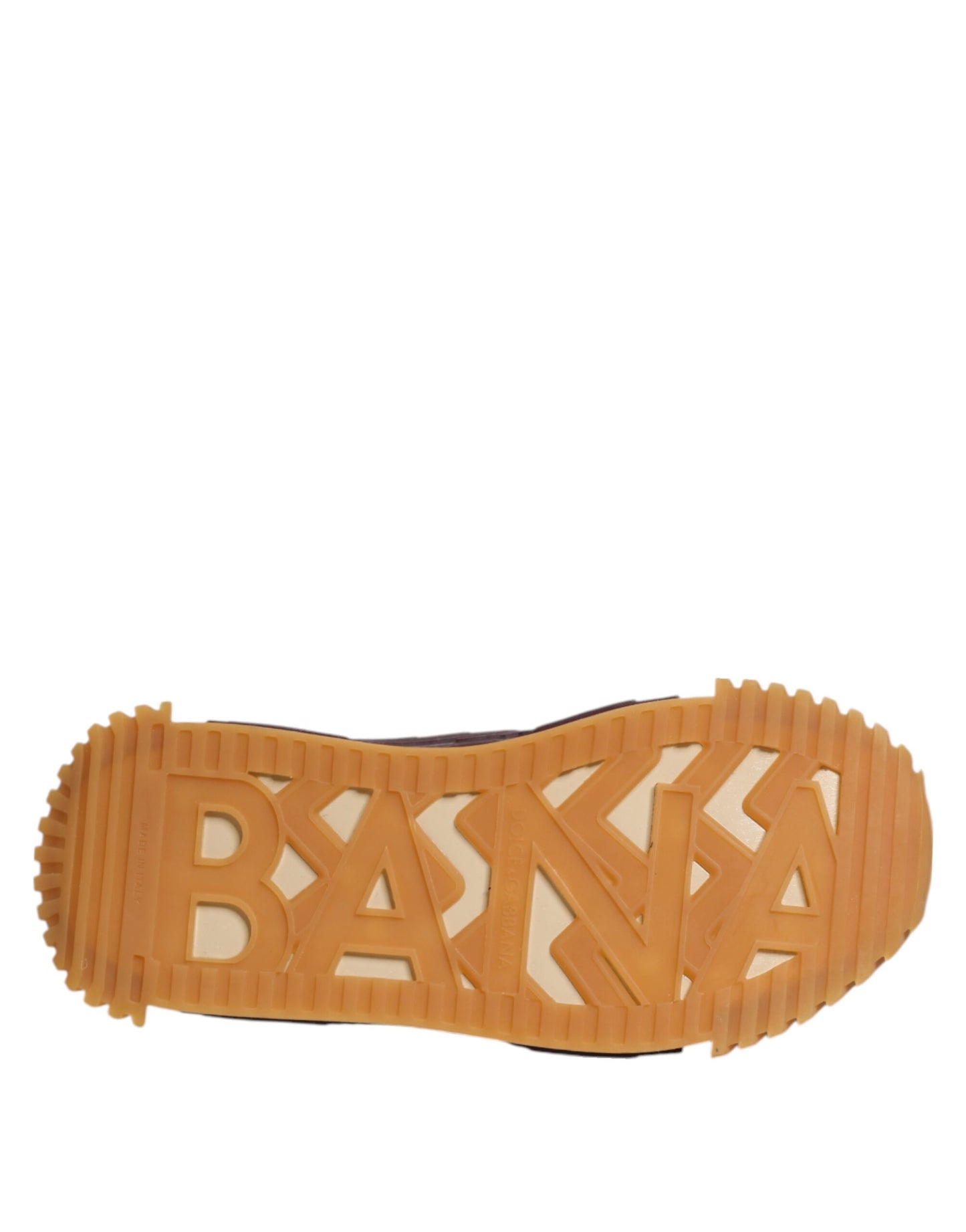 Dolce & Gabbana Beige Neoprene DG Logo NS1 Lace Sneakers Shoes