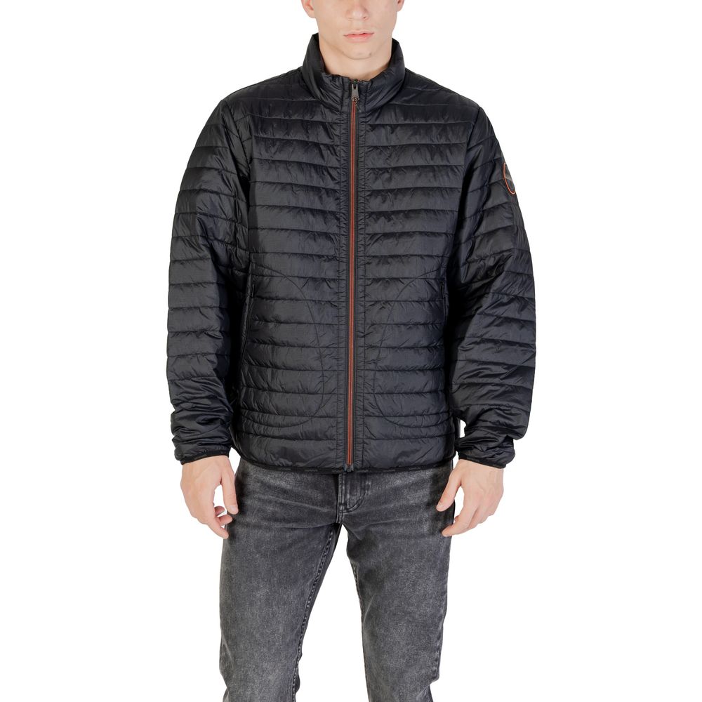 Napapijri Black Polyamide Coat