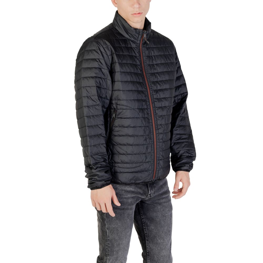 Napapijri Black Polyamide Coat