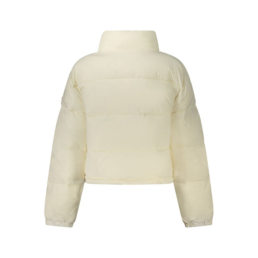 Guess Jeans Bianco Recycled Polyester Women's Jacket