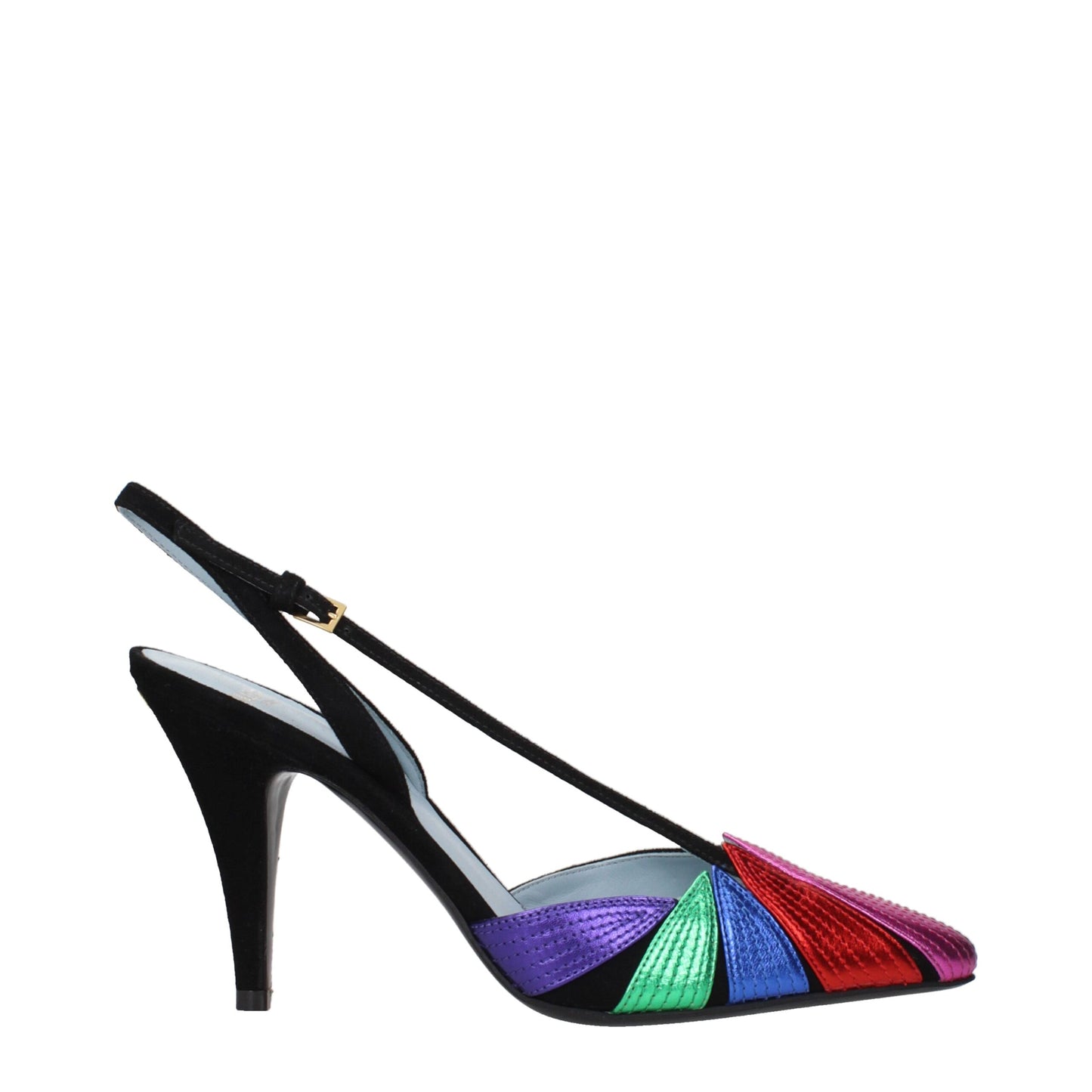 Valentino Garavani Black Leather High Heel Pumps