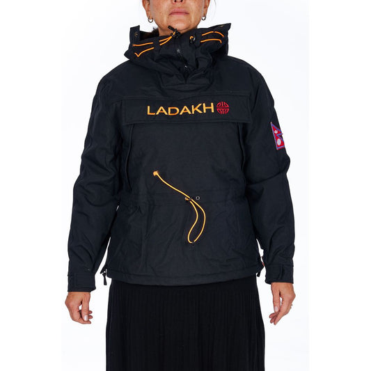 Ladakh Black Polyester Women Jacket