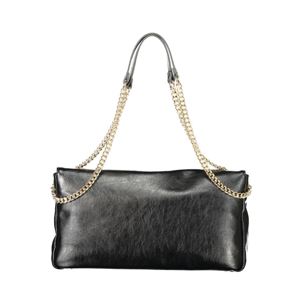 Twinset Nero Poliuretano Woman Shoulder Bag